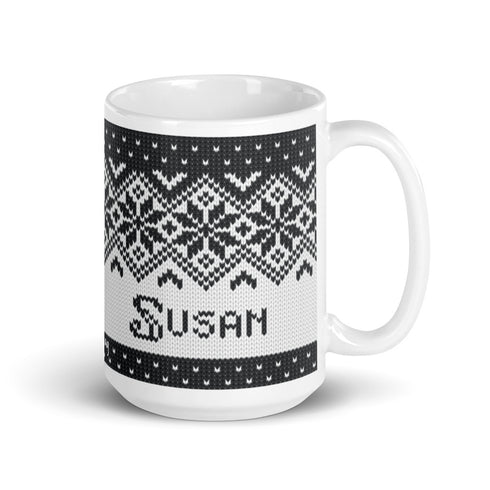 Personalized Snowflake Mug